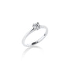 ANILLO DE COMPROMISO DIAMANTE GIA 0.40CT. EN ORO BLANCO 18K