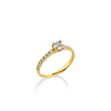 ANILLO DE COMPROMISO DIAMANTE GIA 0.42CT EN ORO 18K