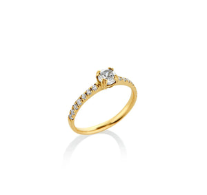 ANILLO DE COMPROMISO DIAMANTE GIA 0.47CT EN ORO 18K