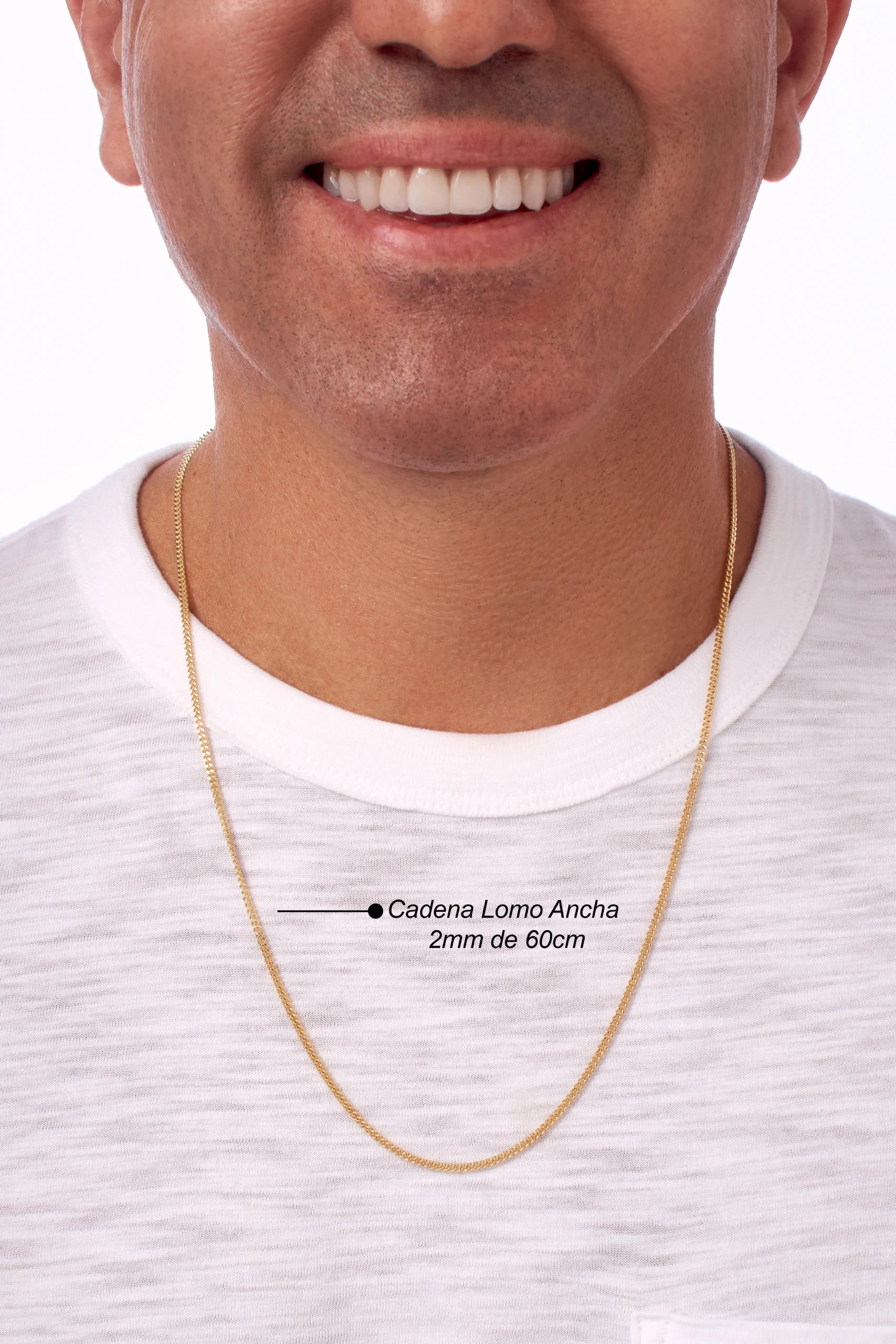 CADENA LOMO ANCHO EN ORO 18K - Gallery 6