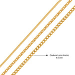 CADENA LOMO ANCHO EN ORO 18K - Thumbnail 4