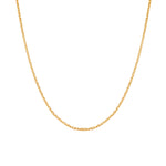 CADENA PRISMA ANCHA EN ORO 18K - Thumbnail 1
