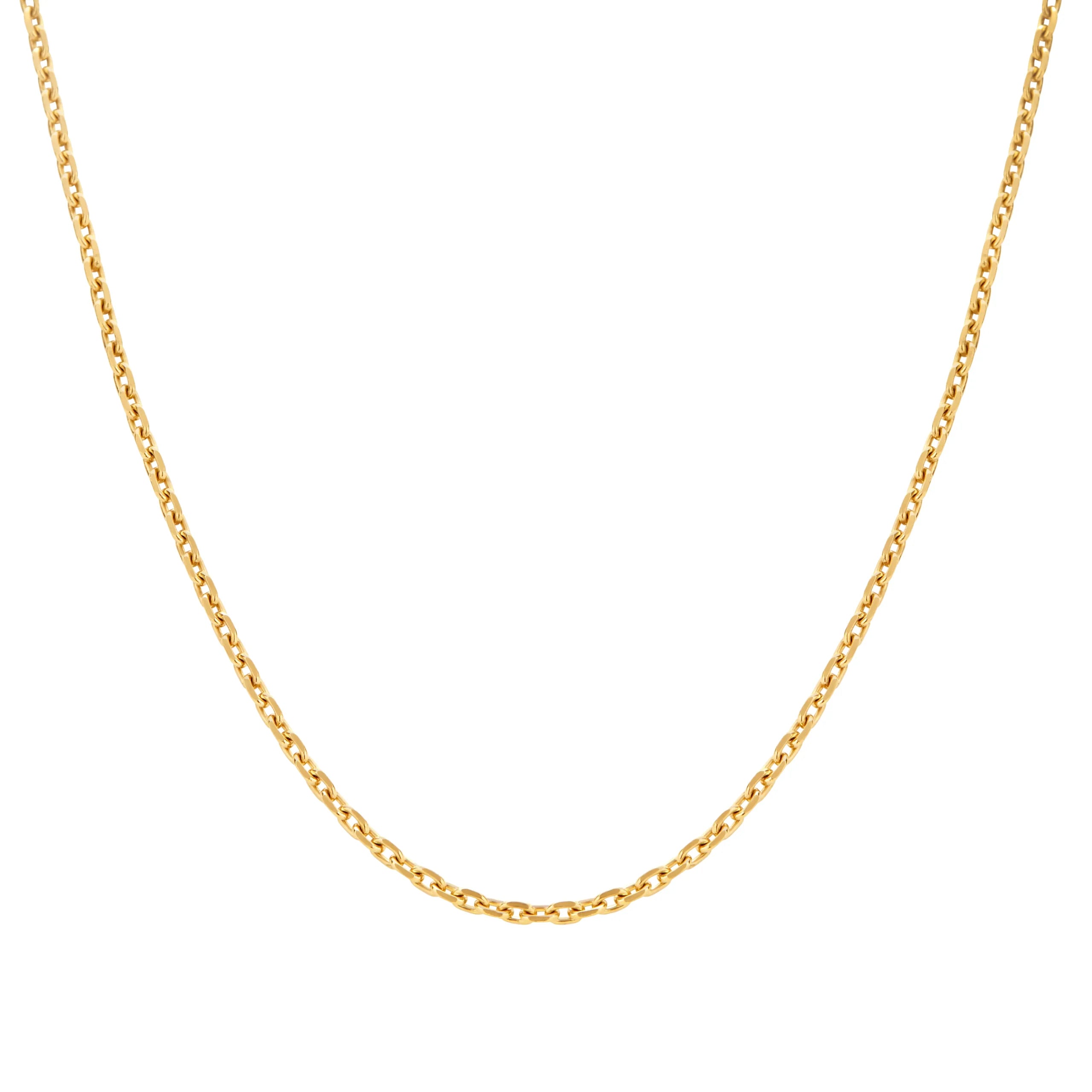 CADENA PRISMA ANCHA EN ORO 18K - Gallery 9