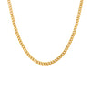 CADENA LOMO ANCHO LIVIANO - BROCHE PICO DE LORO EN ORO 18K