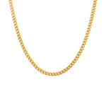 CADENA LOMO ANCHO LIVIANO - BROCHE PICO DE LORO EN ORO 18K - Thumbnail 1
