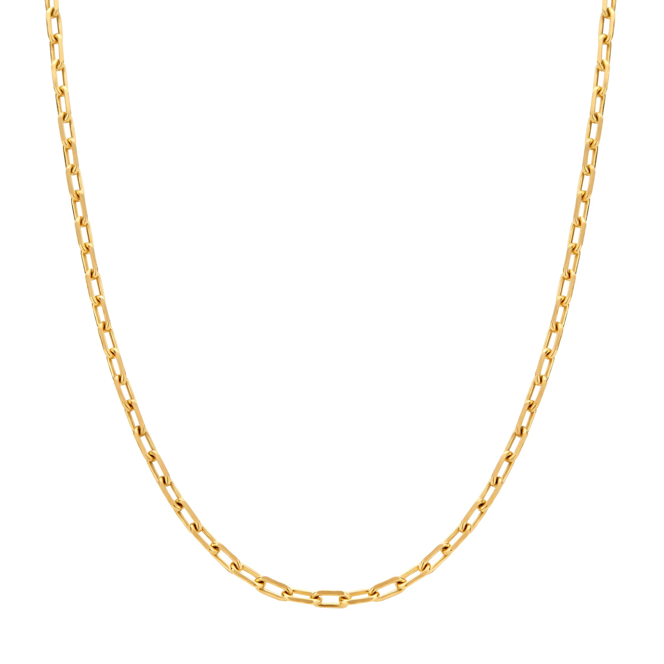 CADENA PRISMA ANCHA EN ORO 18K - Gallery 10