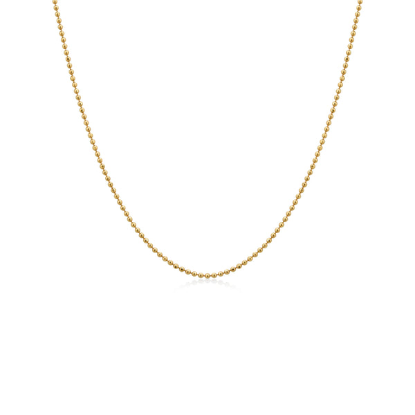 CADENA PUNTOS EN ORO 18K