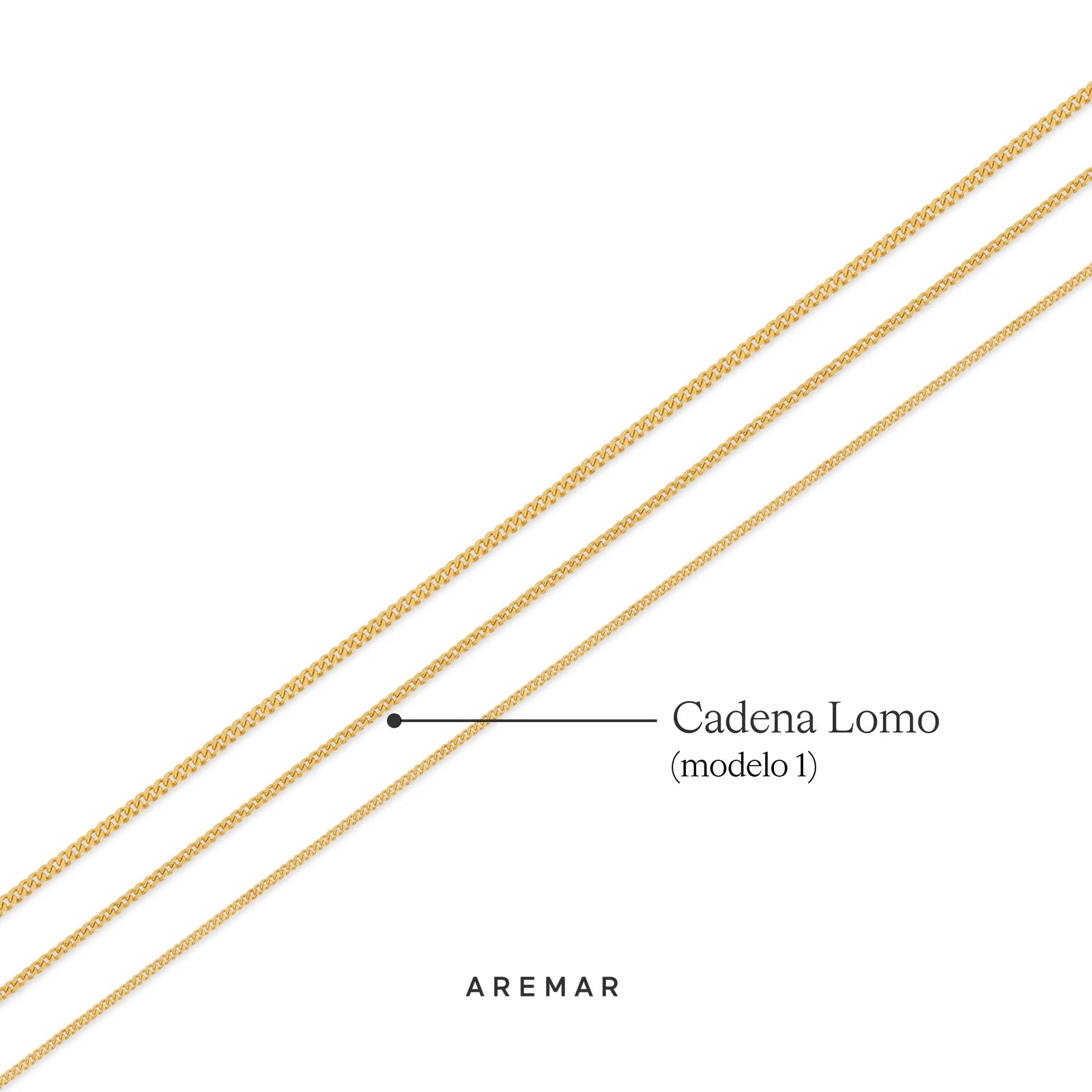 CADENA LOMO 1 EN ORO 18K - Image 2