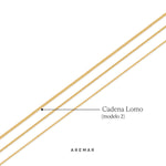 CADENA LOMO 2 EN ORO 18K - Thumbnail 2