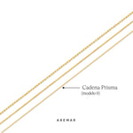 CADENA PRISMA 0 EN ORO 18K - Thumbnail 2