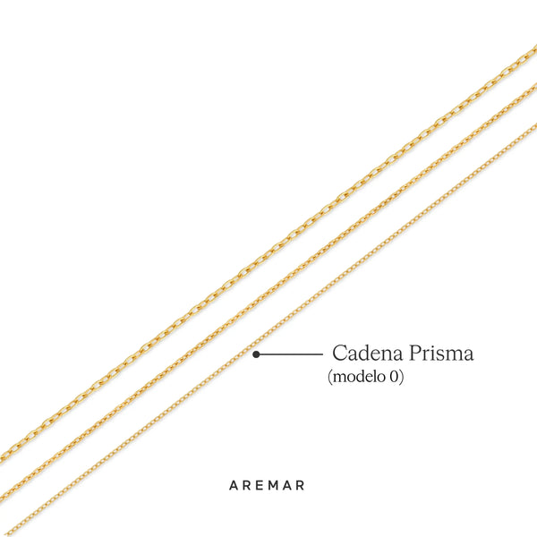 CADENA PRISMA 0 EN ORO 18K - Secondary