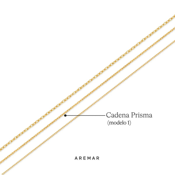 CADENA PRISMA 1 EN ORO 18K - Secondary