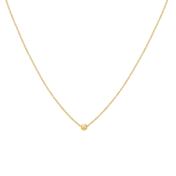 COLLAR BOLITA EN ORO 18K