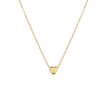 COLLAR CORAZÓN PASANTE EN ORO 18K - Thumbnail 1
