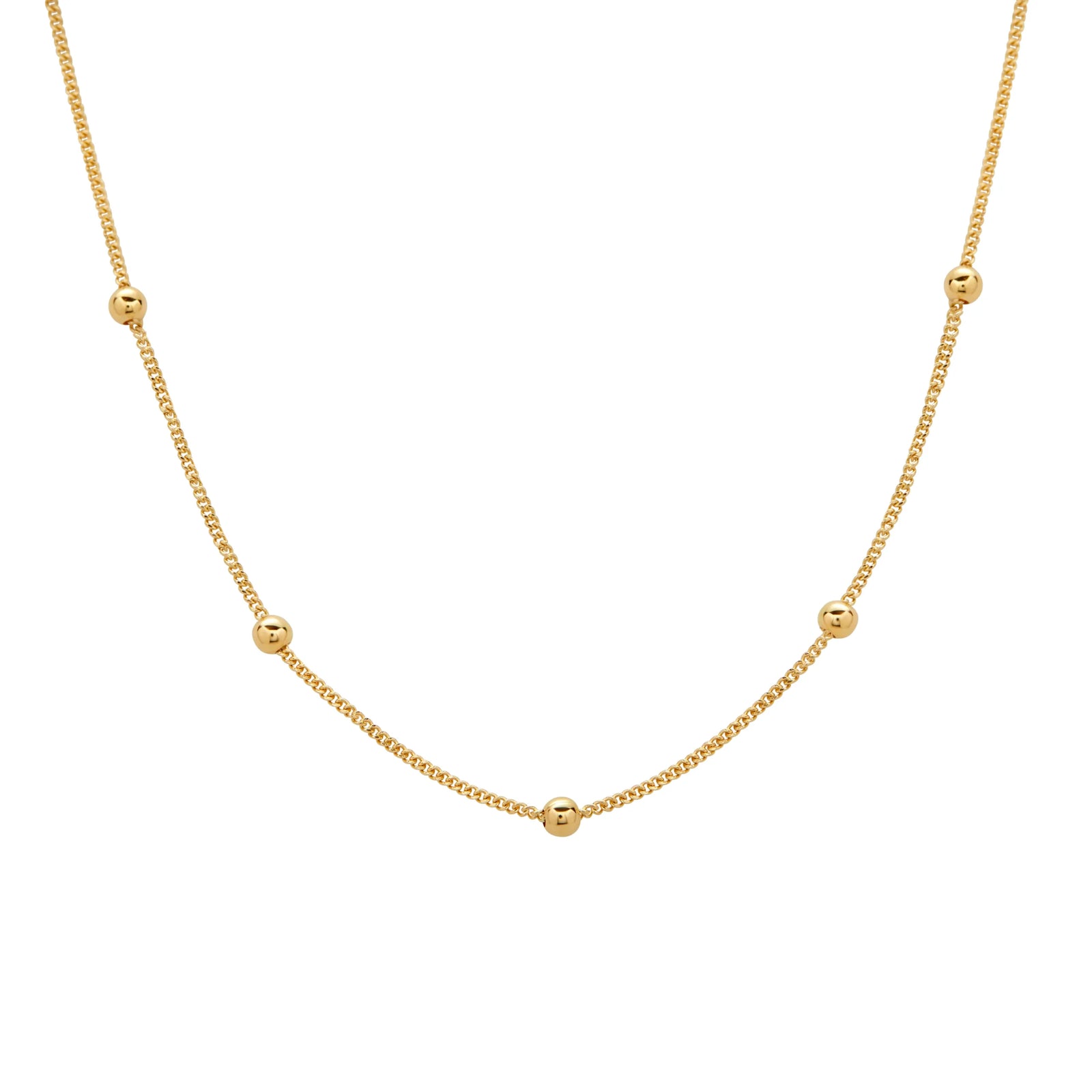 COLLAR BOLITAS LOMO EN ORO 18K - Image 1
