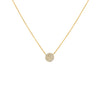 COLLAR DIAMANTES CÍRCULO EN ORO 18K