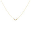 COLLAR PUNTO DE LUZ DIAMANTE SOLITARIO EN ORO 18K