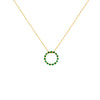 COLLAR KARMA CON ESMERALDAS EN ORO 18K