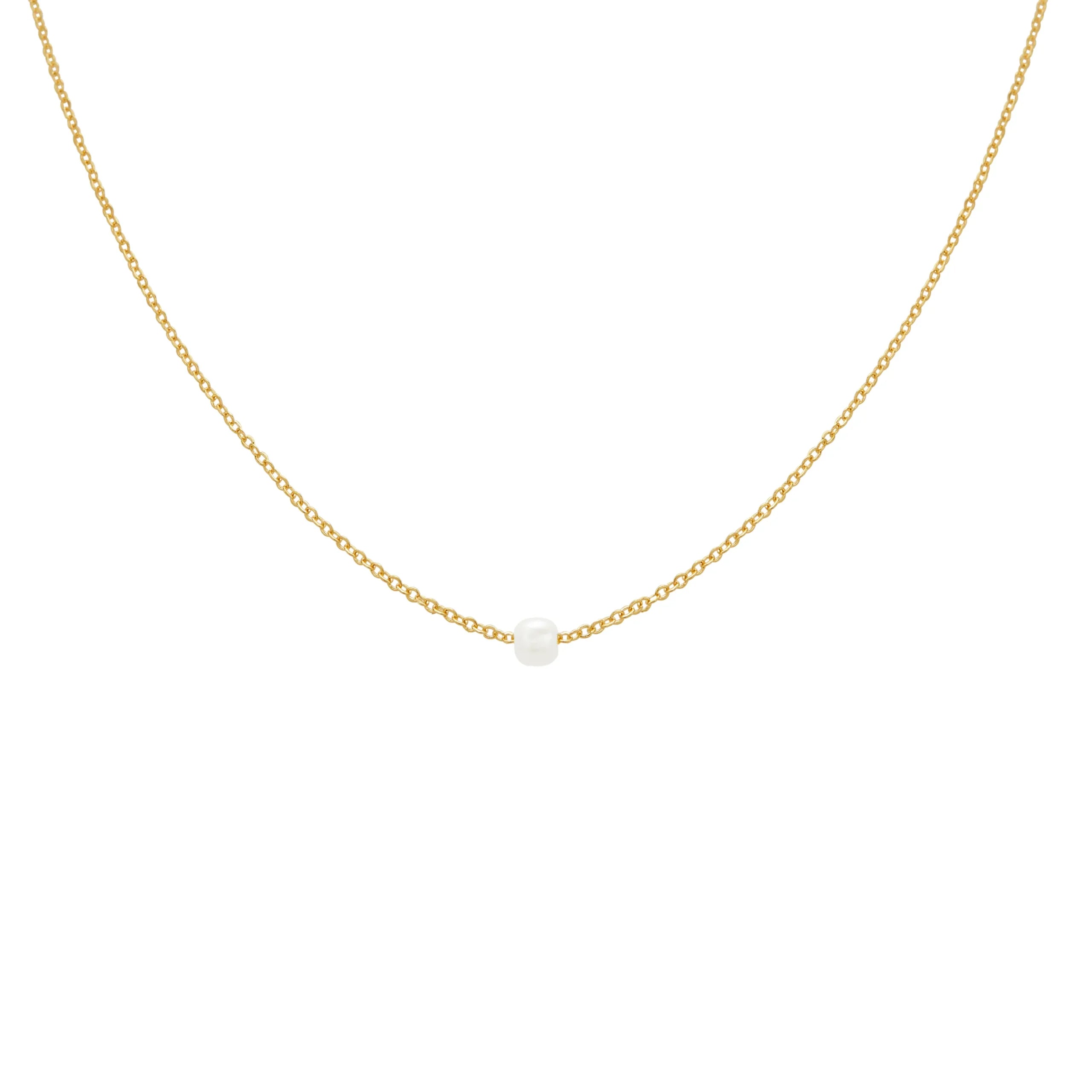COLLAR PERLA SOLITARIO EN ORO 18K - Gallery 1