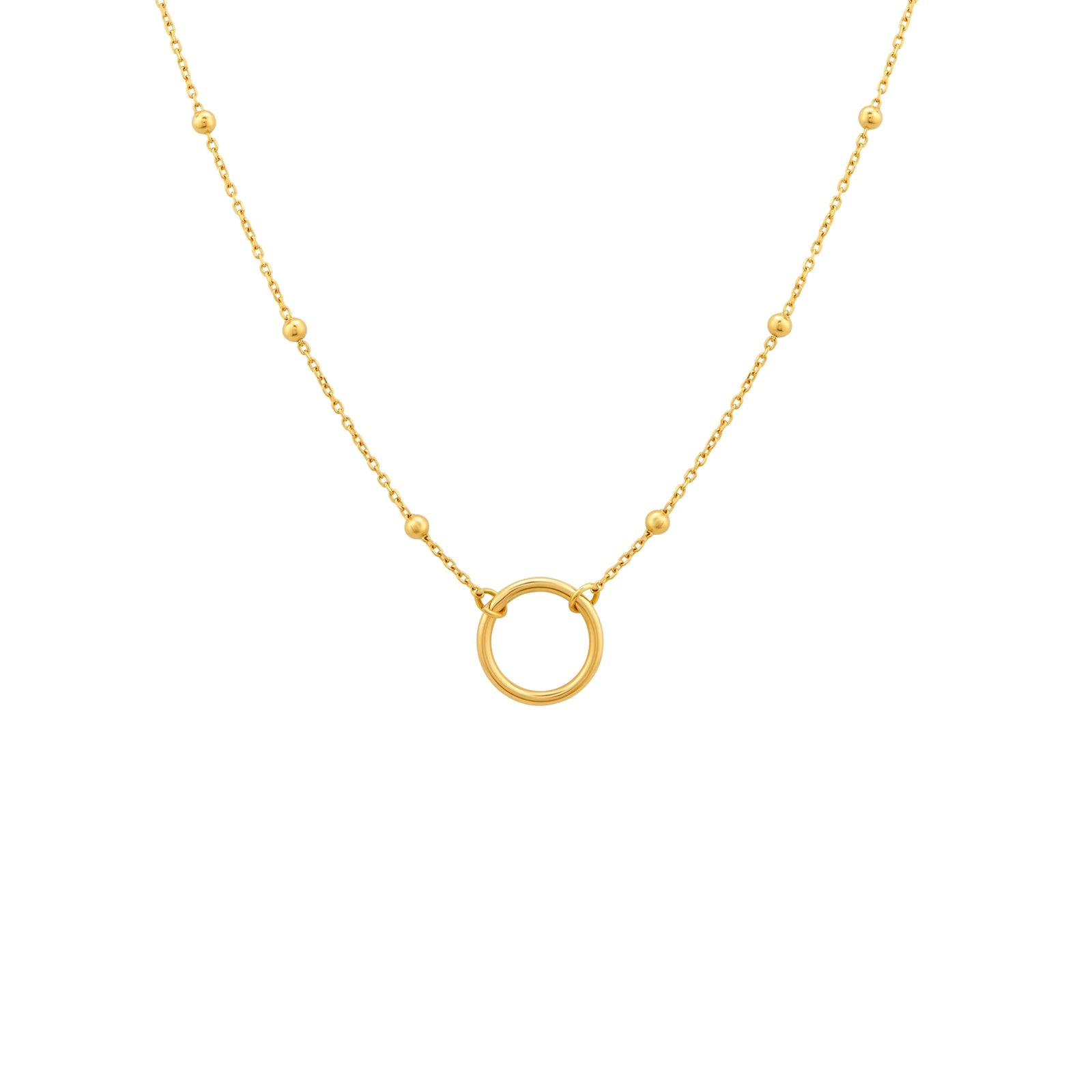 COLLAR KARMA CON BOLITAS EN ORO 18K - Image 1