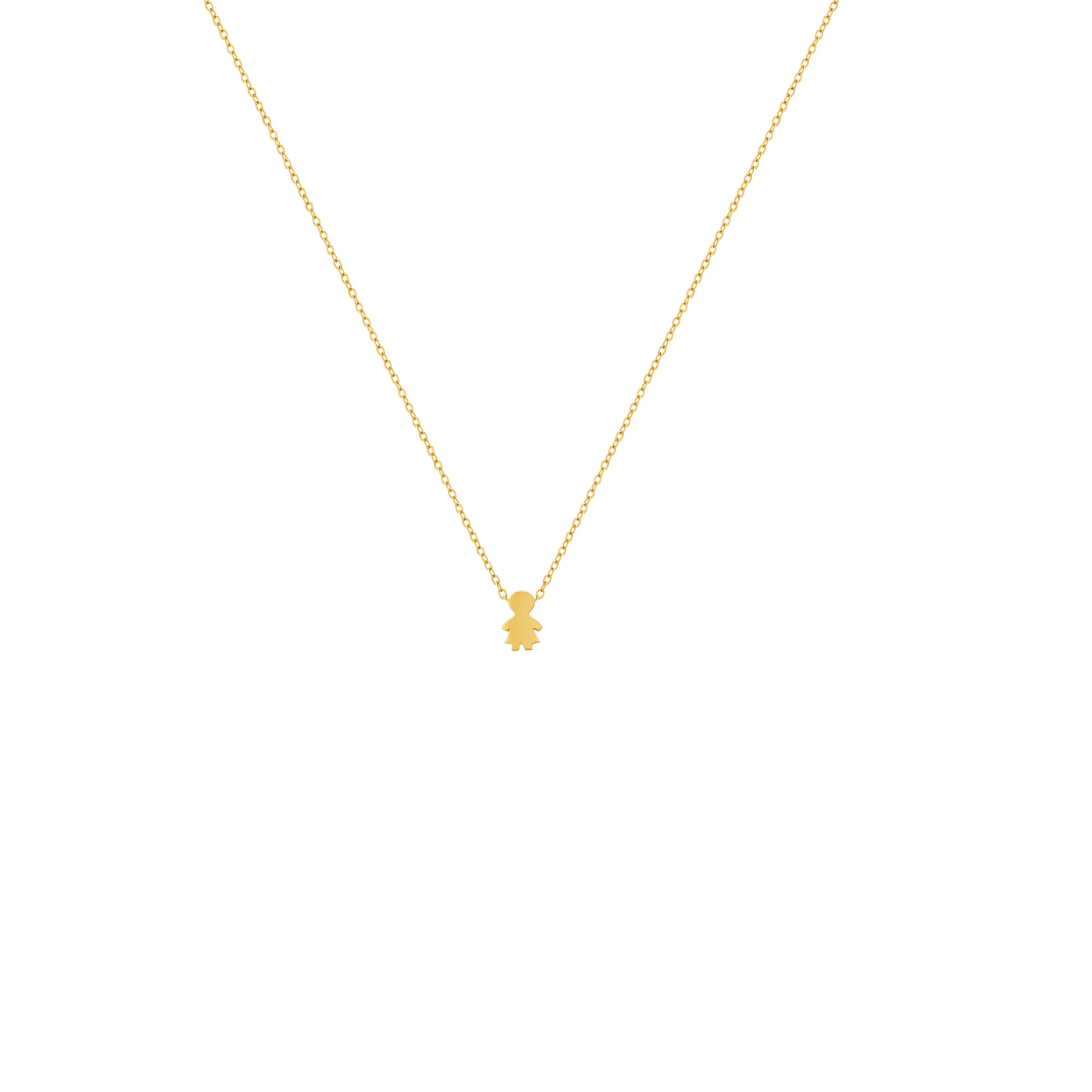 COLLAR NIÑA PASANTE EN ORO 18K - Gallery 1