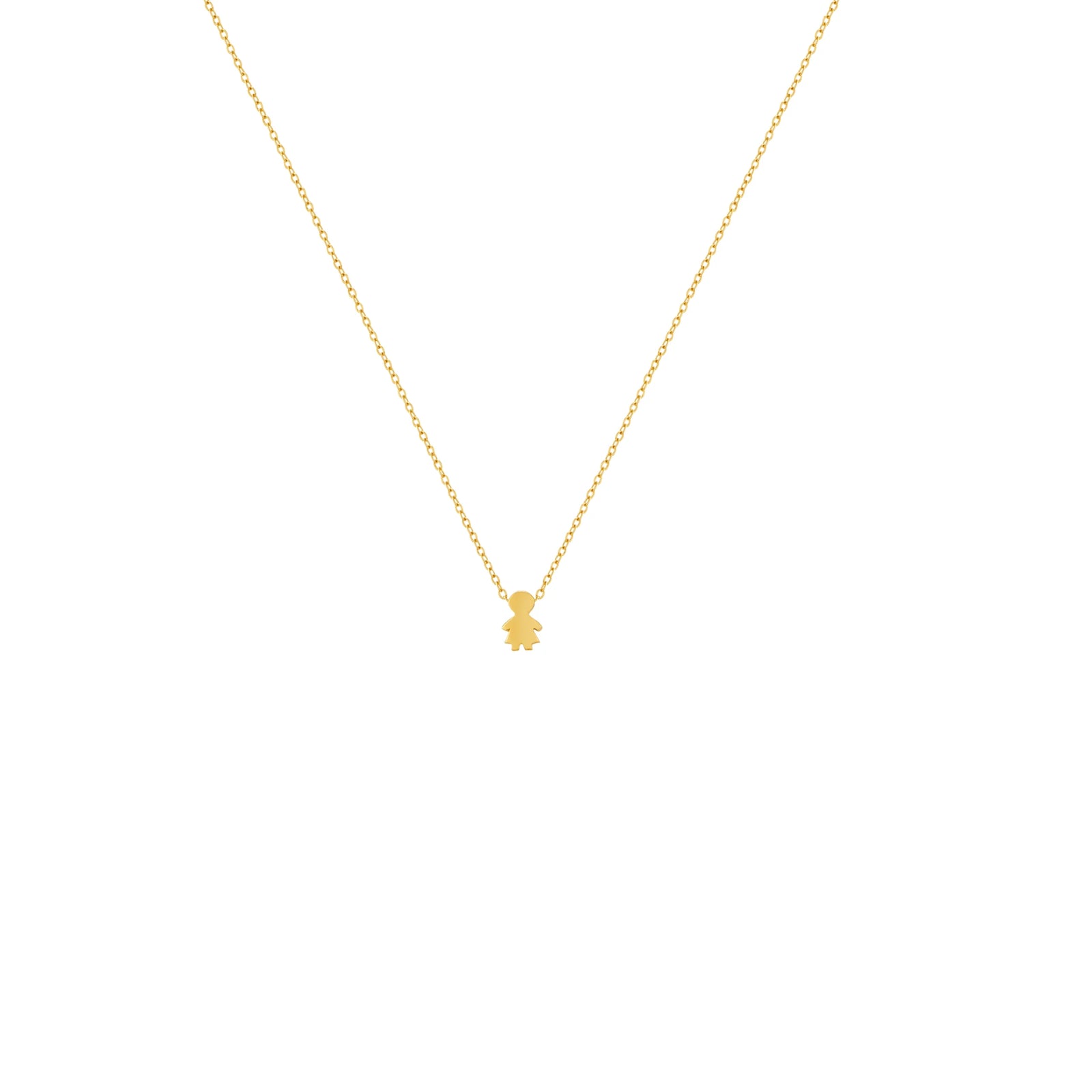 COLLAR NIÑA PASANTE EN ORO 18K - Image 1