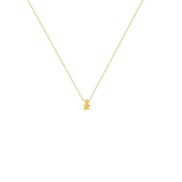 COLLAR NIÑO PASANTE EN ORO 18K