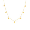 COLLAR CORAZONES COLGANTES EN ORO 18K