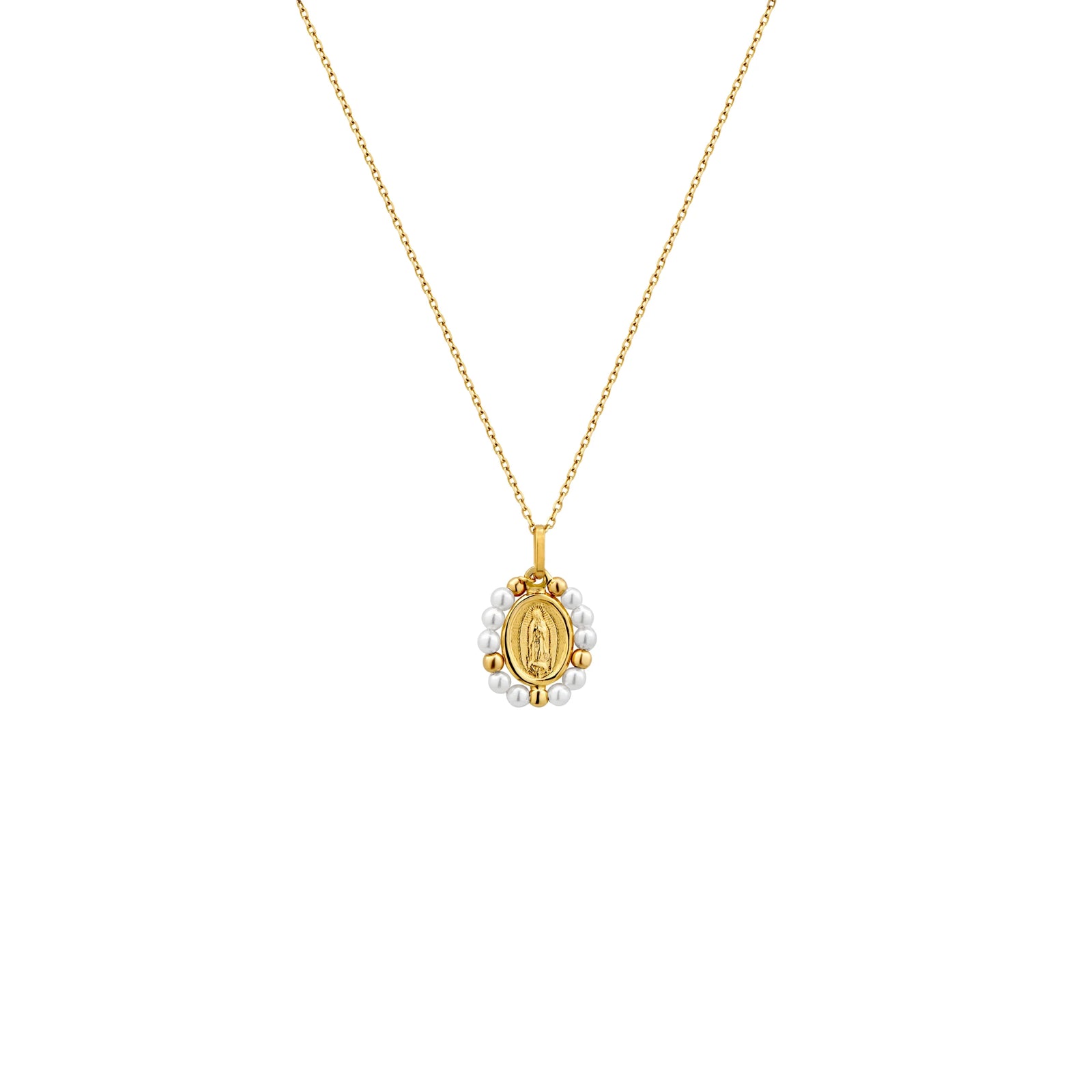 COLLAR VIRGEN DE GUADALUPE EN ORO 14K - Image 1