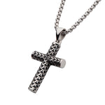 COLLAR CRUZ DE ACERO INOXIDABLE - Thumbnail 2