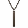 COLLAR MONOLITO DE TUNGSTENO NEGRO