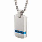 COLLAR PLACA MILITAR DE ACERO INOXIDABLE OCEAN - Thumbnail 2