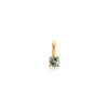 DIJE PIEDRA AGUAMARINA EN ORO 18K