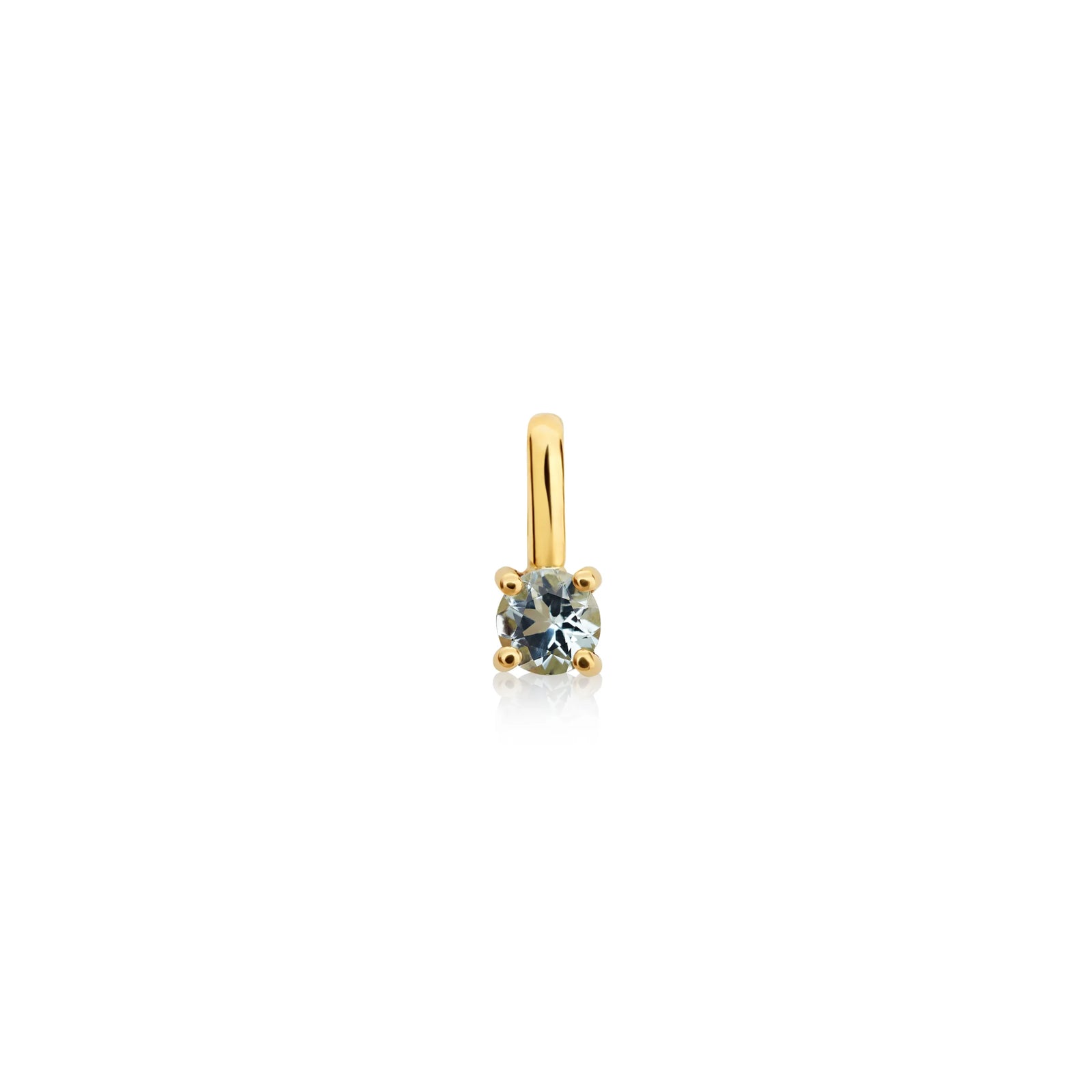 DIJE PIEDRA AGUAMARINA EN ORO 18K - Image 1