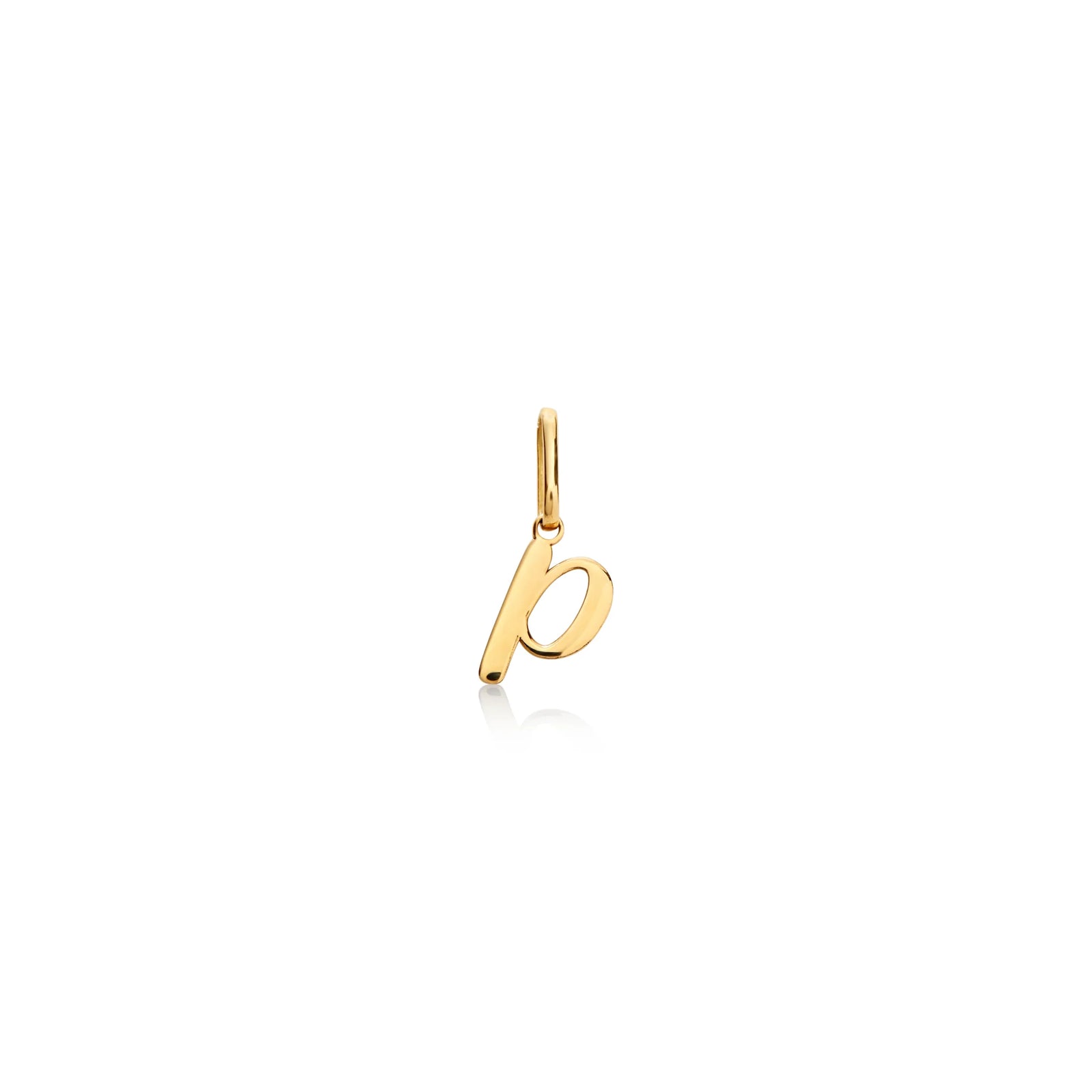 DIJE INICIAL CURSIVA EN ORO 18K - Image 13