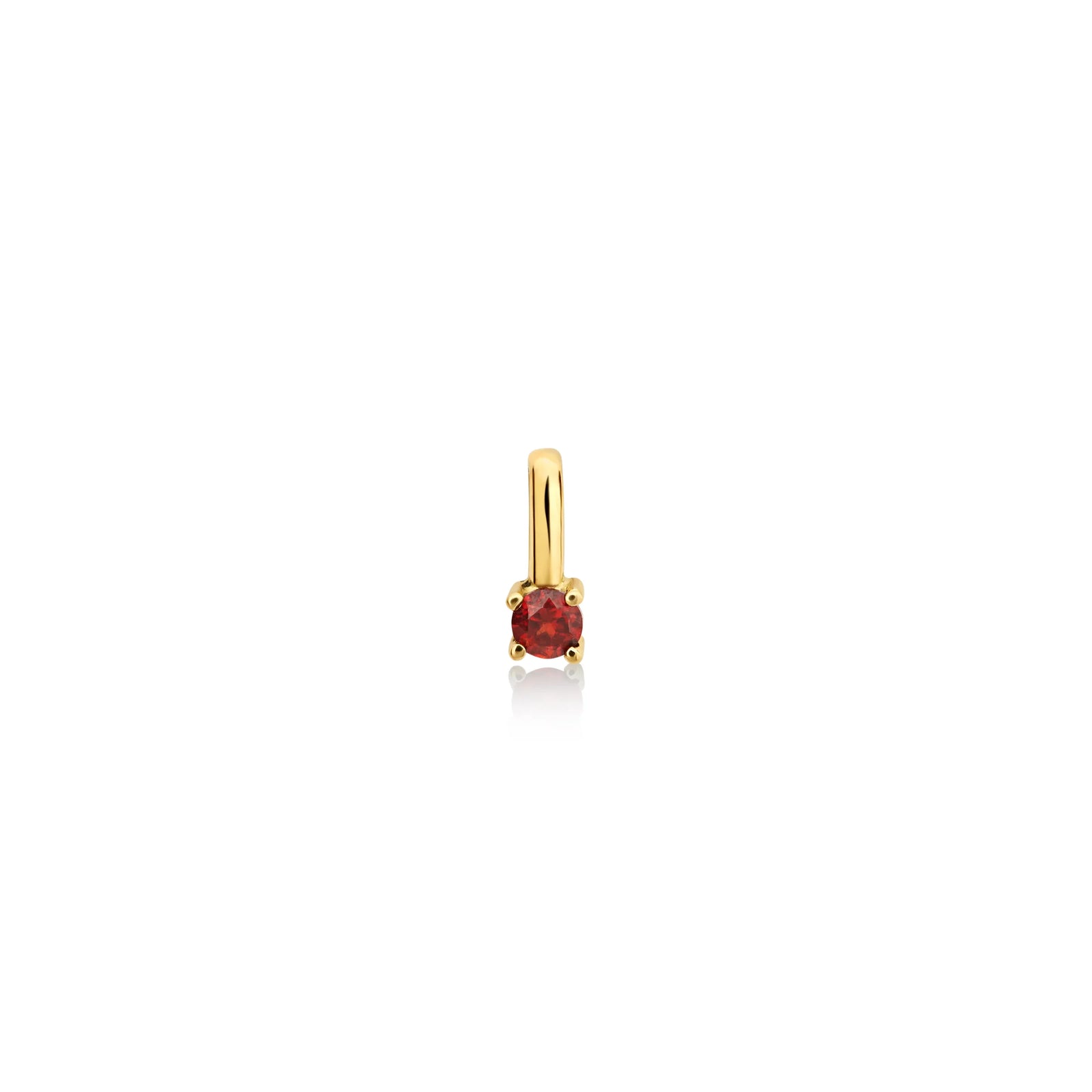 DIJE PIEDRA GRANATE EN ORO 18K - Image 2