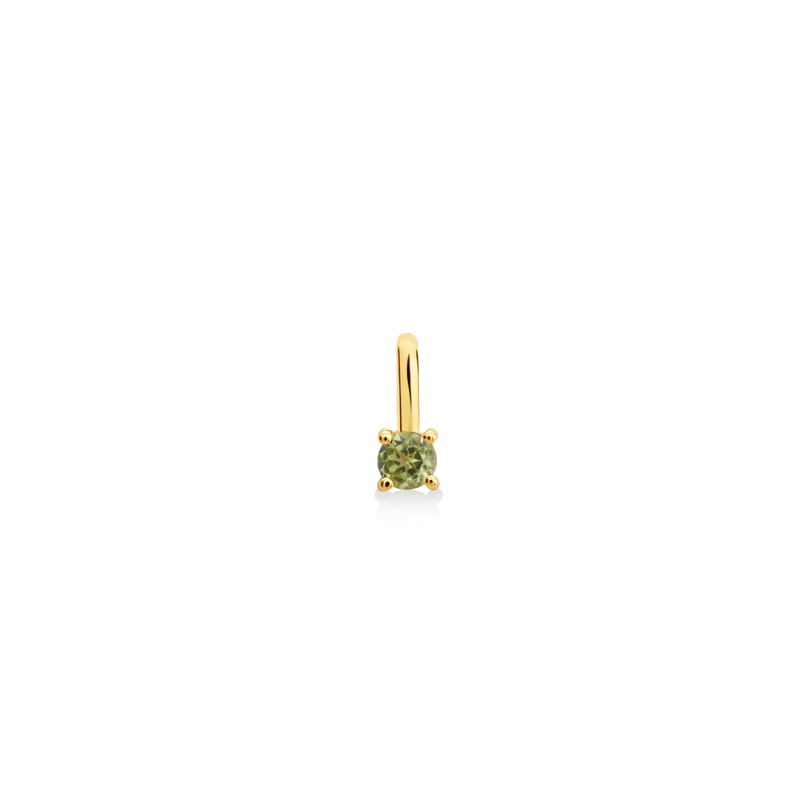 DIJE PIEDRA PERIDOT EN ORO 18K - Gallery 2
