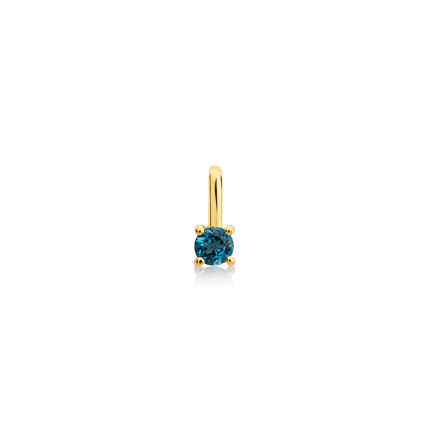 DIJE PIEDRA TOPACIO LONDON EN ORO 18K
