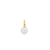 DIJE PERLA CON DIAMANTE EN ORO 18K