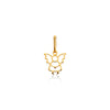 DIJE ÁNGEL CALADO EN ORO 18K