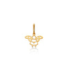 DIJE ÁNGEL CON CORAZONES EN ORO 18K
