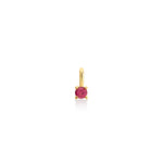 DIJE PIEDRA TURMALINA ROSADO EN ORO 18K - Thumbnail 1