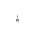 DIJE PIEDRA TURMALINA VERDE EN ORO 18K - Thumbnail 1