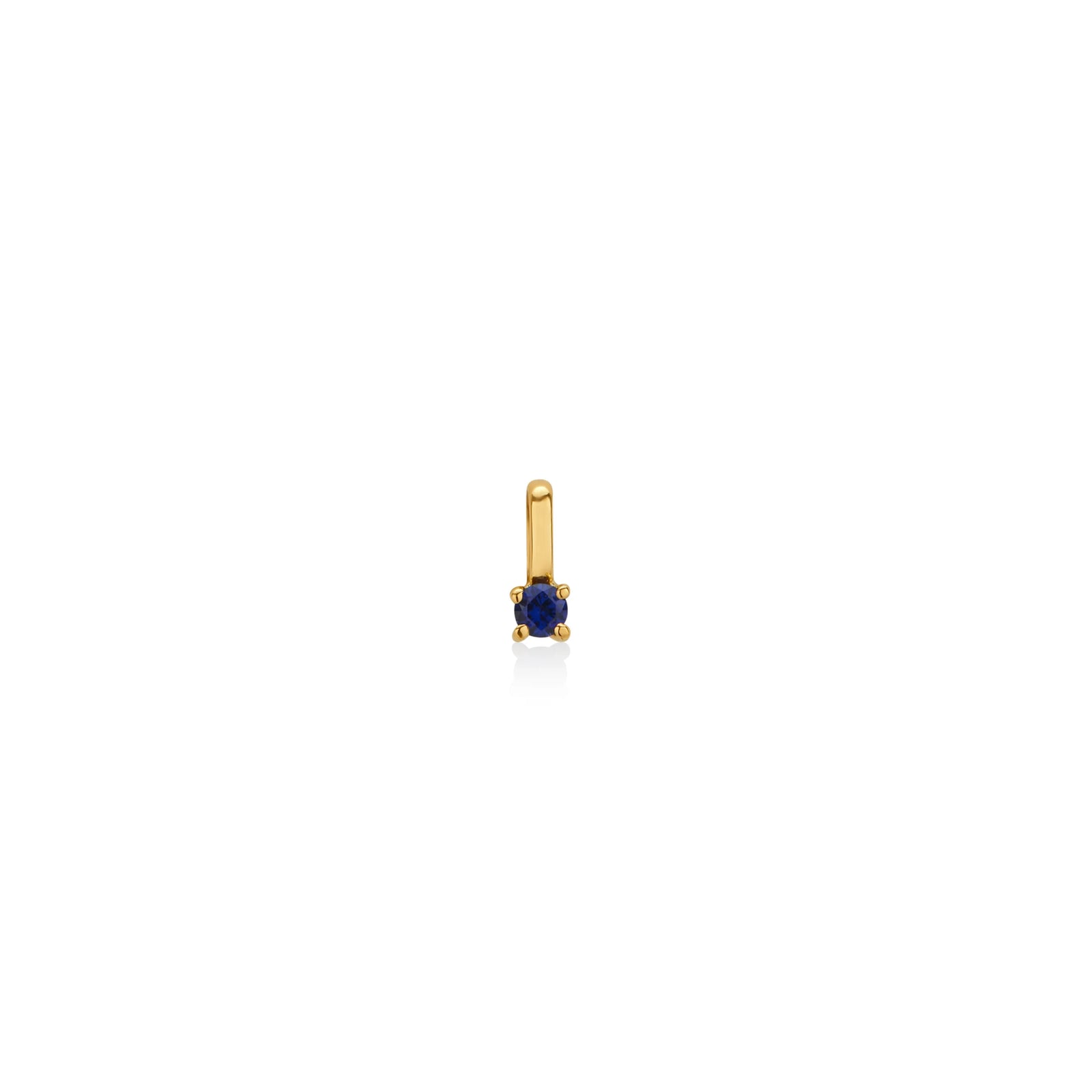 DIJE PIEDRA ZAFIRO EN ORO 18K - Image 2