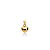 DIJE CORAZÓN BOMBÉ EN ORO 18K