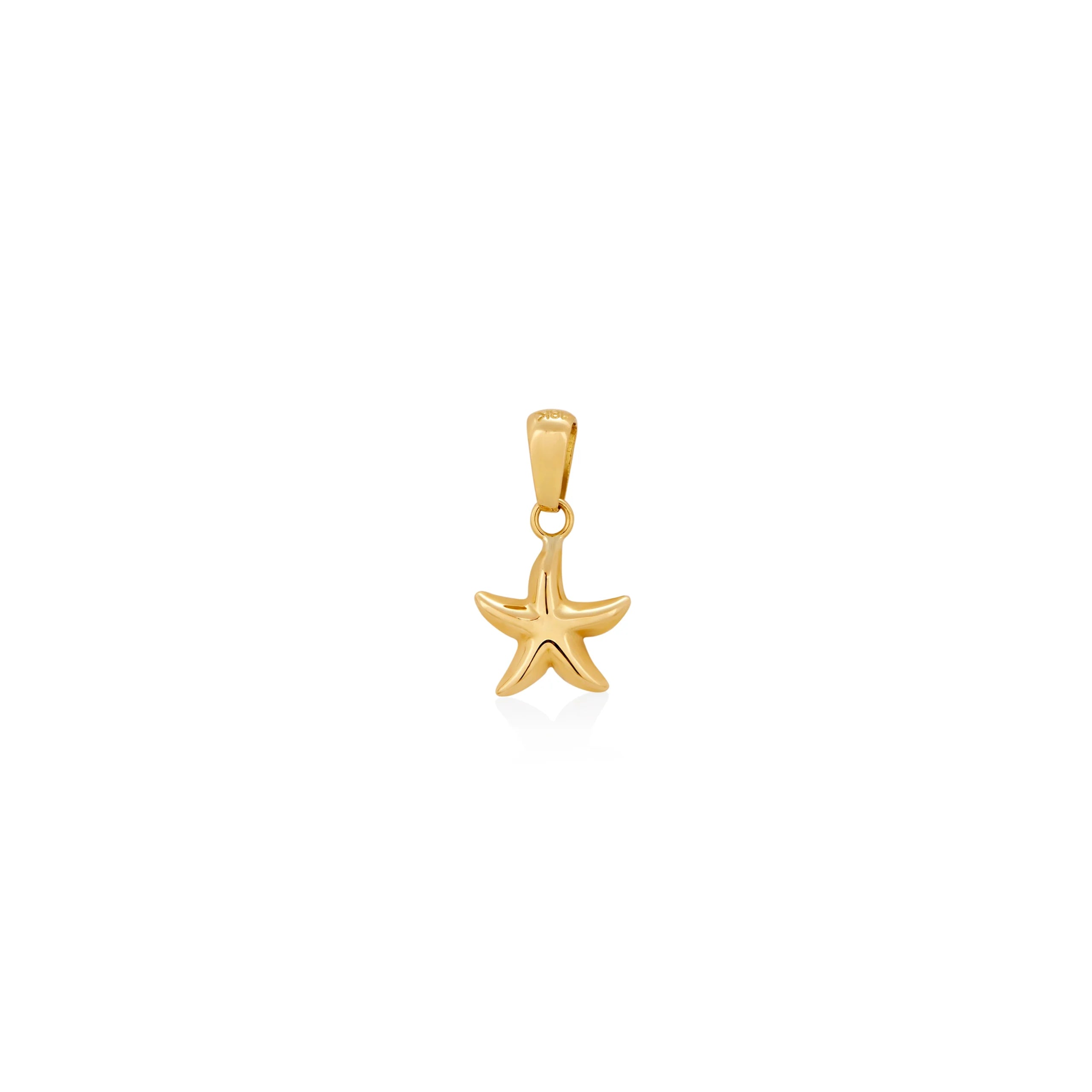 DIJE ESTRELLA DE MAR EN ORO 18K - Gallery 1