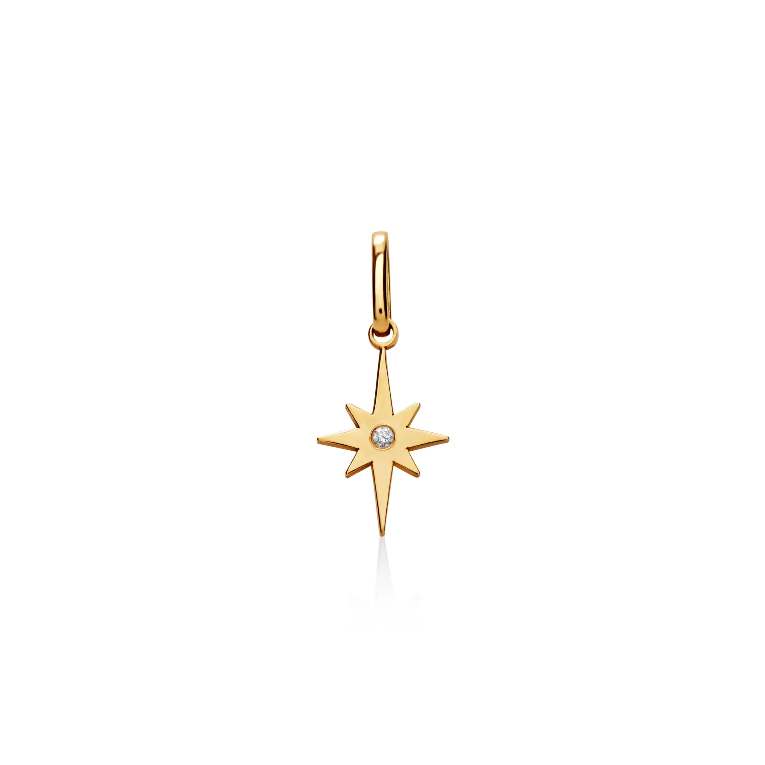 DIJE DESTELLO CON DIAMANTE EN ORO 18K - Gallery 4