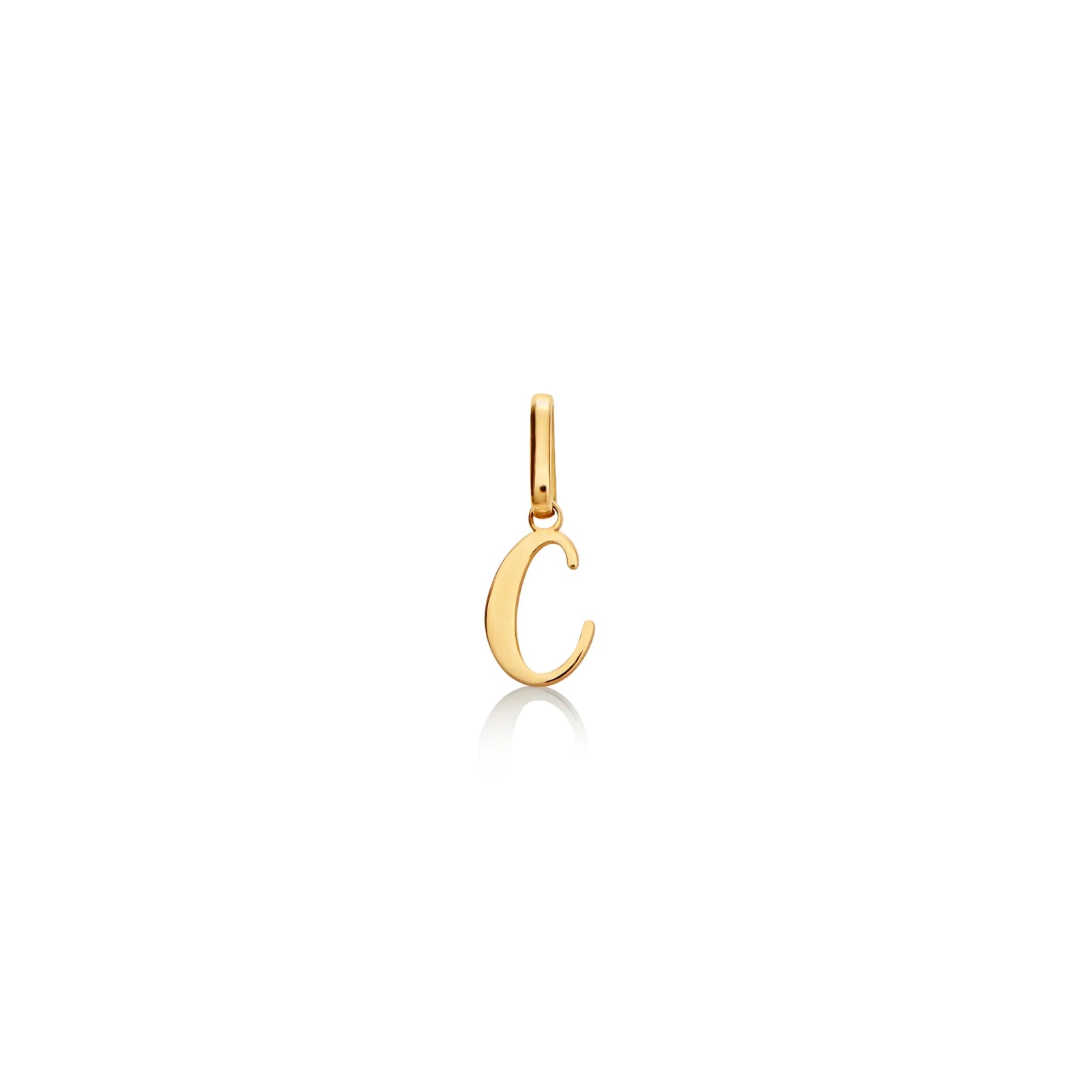 DIJE INICIAL CURSIVA EN ORO 18K - Image 4