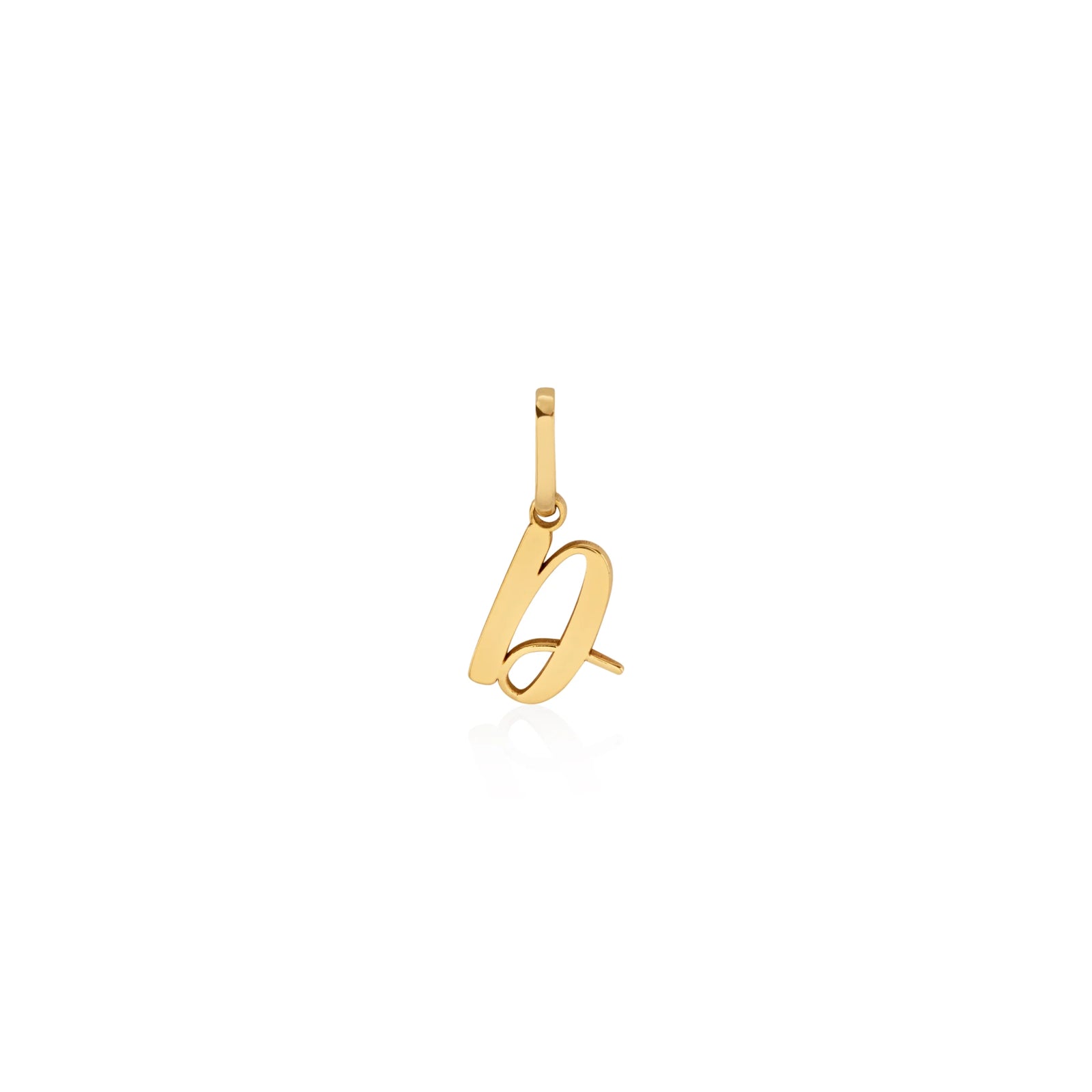 DIJE INICIAL CURSIVA EN ORO 18K - Image 5