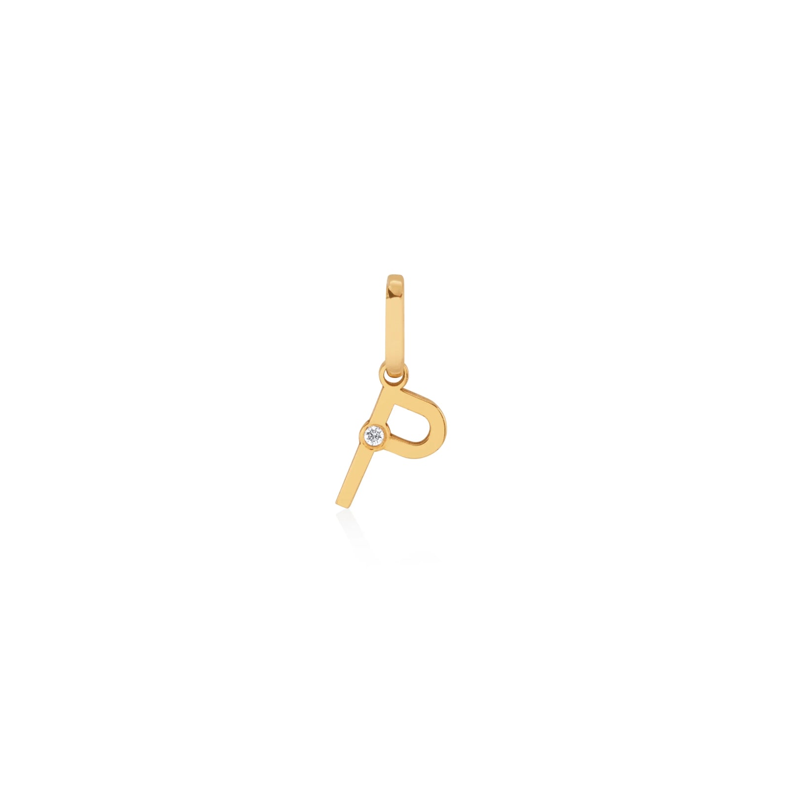 DIJE INICIAL WONDER CON DIAMANTE EN ORO 18K - Image 13